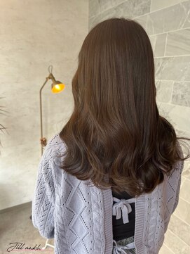 ジル アンク(Jill ankh) 《Jillankh 姫路駅前》アッシュベージュ　赤み消し　艶髪