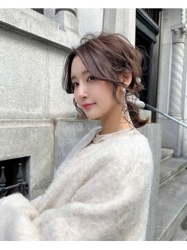 アイユー(ii+U) ボブ　アレンジ　ヘアセット　ローポニー　大人