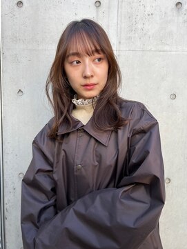 ルート(Route) レイヤーロング×ニュアンス@30代/40代/50代