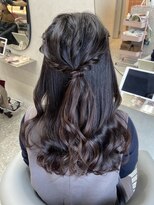 ラルムバイシー 新宿(LARME by Sea)&nbsp;お呼ばれヘア/ハーフアップ/ヘアアレンジ/ヘアメ【Kaya】