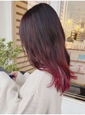 【ルチュラ 岩崎】グラデーションカラーブリーチ秋冬カラー