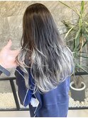 グラデーションカラー×レイヤーカット
