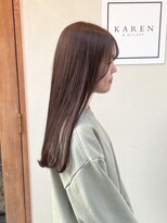 カレンアンドエクラート 大宮(KAREN&ECLART)&nbsp;髪質改善　艶髪　ストレート　縮毛矯正　暗髪　韓国風　ロング