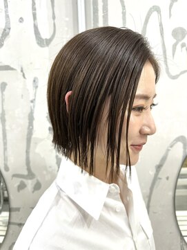 サル(saru) ☆切りっぱなし＋カーキベージュ☆