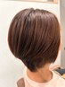 カット+オーガニック白髪染めカラー+水トリートメント ￥7900 ロング料金無し