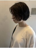 ショートボブパーマ