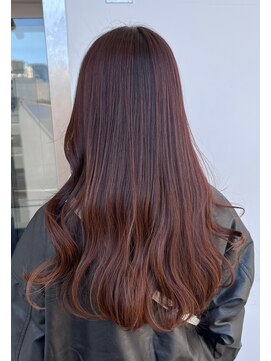 ロンド 表参道店(Lond) 暖色カラーがぴったりな季節　ワインレッド