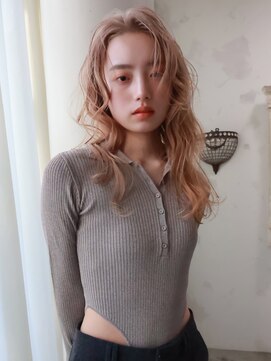 トレンチ(TRENCH) 外国人風 ケアブリーチ デザインカラー ベージュ