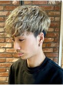 メンズ スペインカール ケアブリーチ パーマ