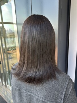 ザザ ZA/ZA 茗荷谷 ぷつっとロブスタイル/透明感カラー