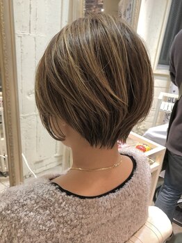 ヌーク(neuk)の写真/【谷町6丁目駅4分】人気のショートstyleに定評あり◎【neuk】のこだわりカットで回りと差が付く♪