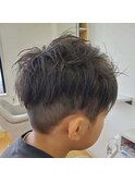 ツーブロックショート