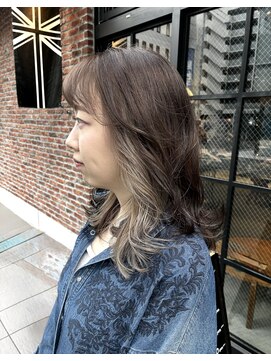 オーガニック アトリエ 大宮(organic+atelier) 20代30代40代大人かわいいセミロングレイヤーインナー