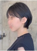 ショートカット/地毛風ストレート/顔まわりカット
