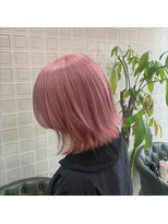 ボアップ 新居浜店(boappu) #ハイトーン#ピンクカラー#カラー#ブリーチカラー