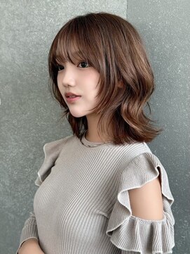 レイヤーカット似合わカット髪質改善大人ガーリー前髪カット仙台