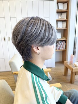 エテバイリリア メンズサロン 堺市駅前店(ete by LILIA.) ウルフカット/ダブルカラー/シルバーカラー