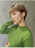 ☆【春日】オリーブグレー/ショート/顔周りレイヤー/髪質改善14