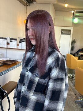 木村美容店 ［木村美容店］　ピンクベージュカラー　春カラー