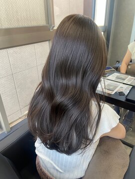 ペヴァ バイ シエンゴールド(PEVA by CIEN gold) グレージュカラー/透明感カラー/ブリーチなし#浜松駅#カラー