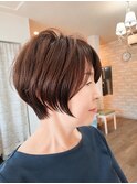 40代/50代/60代くびれショートカット/大人ショートカット
