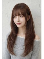 ロープ 日吉(lowp)&nbsp;ナチュラルレイヤーカット　顔まわりカット韓国日吉　シンゴ