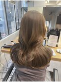 【verda】ブリーチなしダブルカラー　ミルクティーベージュ