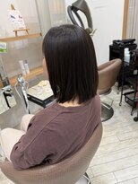 ティーズヘアー(T's HAIR)&nbsp;ストレート/顎下ボブ