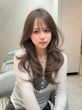 アスター 天神大名店(Aster) ワンホンレイヤー/透明感ベージュ/韓国レイヤー/オリーブカラー