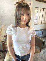 ジリー(gilly)&nbsp;【gilly】olive beige × hush cut