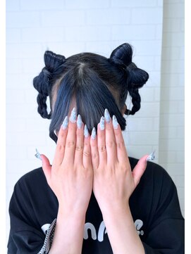 タグマル 京都推し活ヘア☆正面リボンのイヌ耳ヘア☆追加料金有☆ヘアセッ
