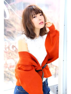 アエレ(Aere) 【Aere池袋】フェミニンミディボブ☆進藤千草