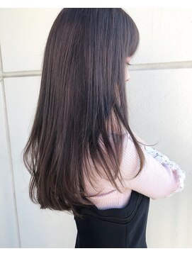 フォンズ(FONS) うる艶セミロング_透明感ブラウンカラー_【FONS堀川 オススメ】