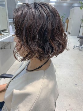 テトヘアー(teto hair) bob(パーマ、ボブ、カジュアル、簡単スタイリング)