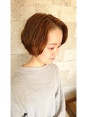 大人可愛いショートボブ