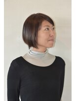 ヘア ウィズウォーター HairWithWater&nbsp;コンサバボブの中にも艶アッシュで個性を