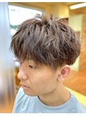 【直毛さんに無造作感を!】ソフトツイストマッシュ