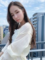 ルービック(Rubik's)&nbsp;ブリーチなし暗髪透明感カラー/ゆるふわデジタルパーマ