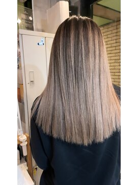 ラフ(LAFF) #黒髪#ボブルフ#ネビージュ#小顔#ワンレン