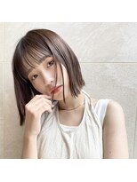 ジジ 代々木(Gigi)&nbsp;地毛風カラー　切りっぱなしボブ