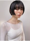 石上スタイル ショートボブ