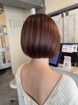 アトリエ エス atelier es HAIRDESIGN&nbsp;ミニボブ/コロンとボブ/丸みシルエット/丸みショートボブ/透明感