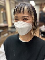 アルーフ(aroof) ぱっつん外はねボブ