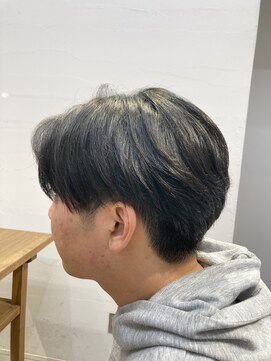 ムク(mUku) メンズ/ショートセンターパートスタイル