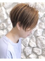 モアナバイヘッドライト 沖縄八重瀬店(Moana by HEADLIGHT) Moana【八重瀬】#ハンサムショート#刈り上げショート#ベージュ