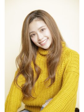 ルルディ バイ アフロディーテ銀座(luludi by APHRODITE) アンブレラカラー/こなれミディ/ウェーブパーマ/前髪/銀座