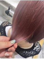 レビジュヘアー(LEVIJU HAIR)&nbsp;ブリーチ2回☆ピンクベージュ