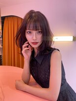 ボタン シブヤ(VOTAN SHIBUYA)&nbsp;艶カラー/レイヤーカット/韓国ヘア/ピンクショコラ