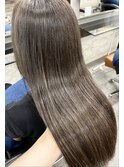 大人可愛い★おしゃれフォギーベージュ【髪質改善カラーエステ】