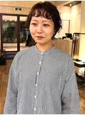 ハンサムショート×パーマ１